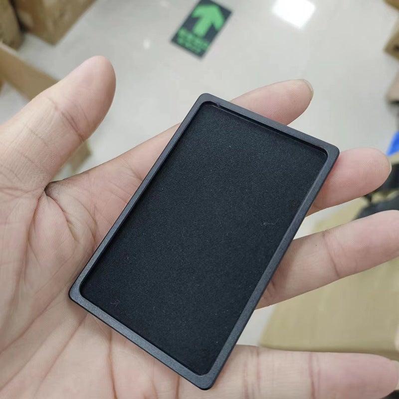 Card Bag Metal Clip Accessories Carbon Fiber Card Bag Stainless Steel Clip Stainless Steel Back Clip Buckle air tag Padded flannel (aluminum alloy)