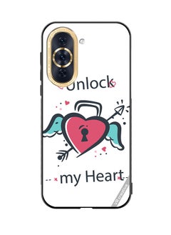 Protective Case Cover For Huawei Nova 10 Pro Unlock My Heart Design Multicolour