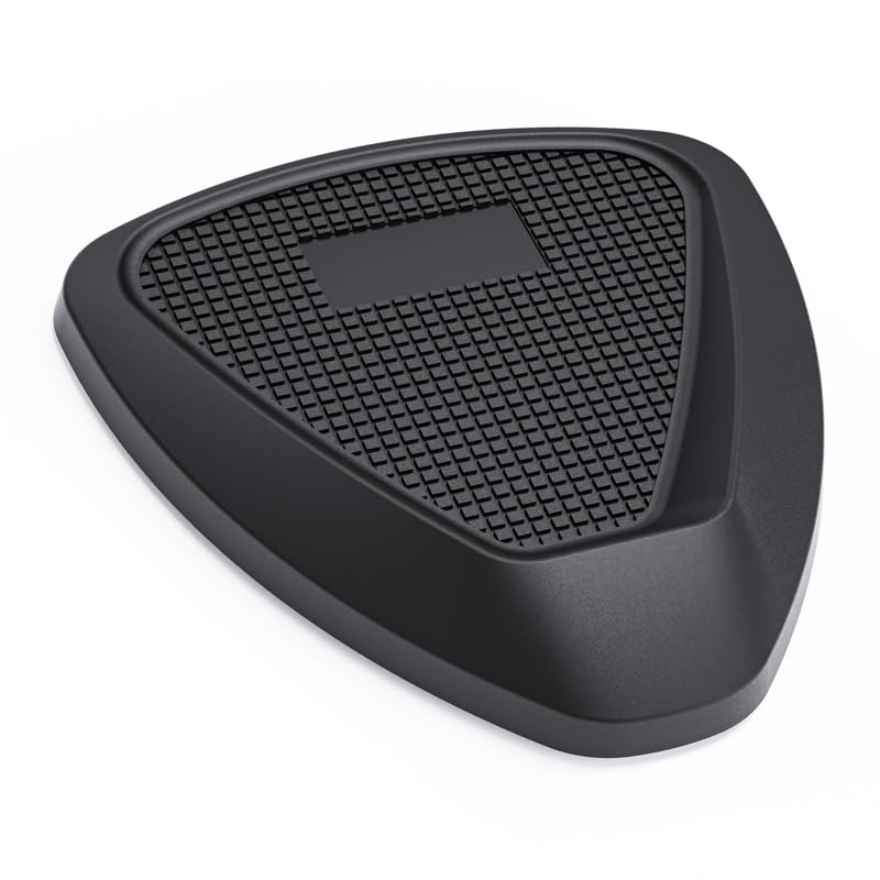 LLIDFONK Universal Motorcycle Kickstand Pad Plate- Heavy Duty Anti-Sinking Kickstand Support Plate for Soft Ground, Grass, Hot Pavement - Outdoor Parking Essential Safety Accessory - Black (1) - Image 1