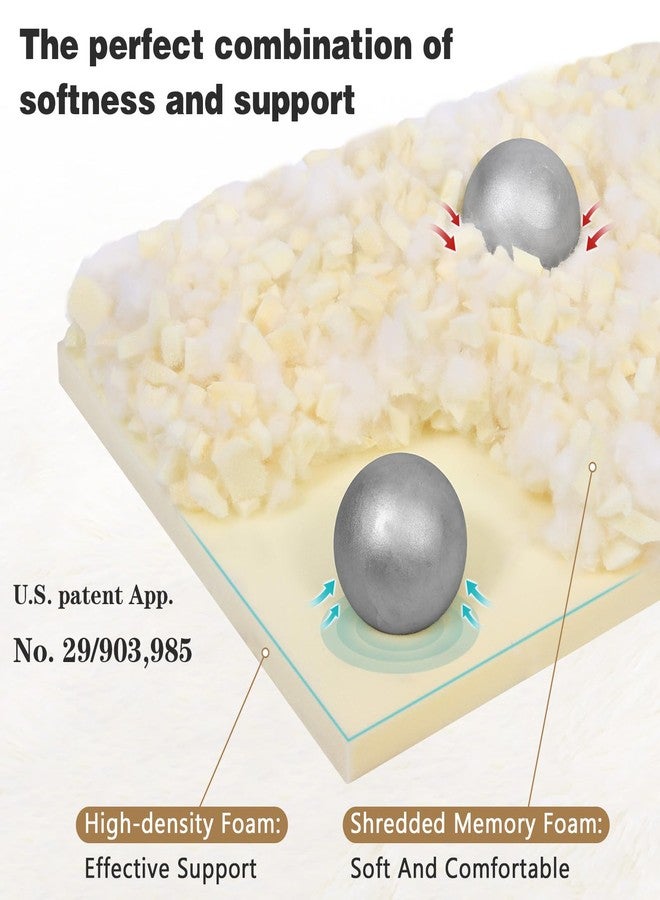 BAIBU وسادة مقعد بنش بايبو 36 بوصة، تصميم براءة اختراع بطبقتين من رغوة الذاكرة، وسادة مقعد مستطيلة داخلية وخارجية، وسادة مقعد مستطيلة قياسية غير قابلة للانزلاق مع أربطة، 36x15x3 بوصة، بيج - Image 2