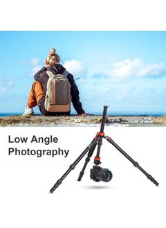 K&F Concept 68 inch /175cm Camera Tripods,Compact Travel Tripod with Monopod,10kg/22lbs Load Capacity 360° Panorama Ball Head Compatible with DSLR Cameras K255A4+BH-28L (TM2515M1)  - Image 4
