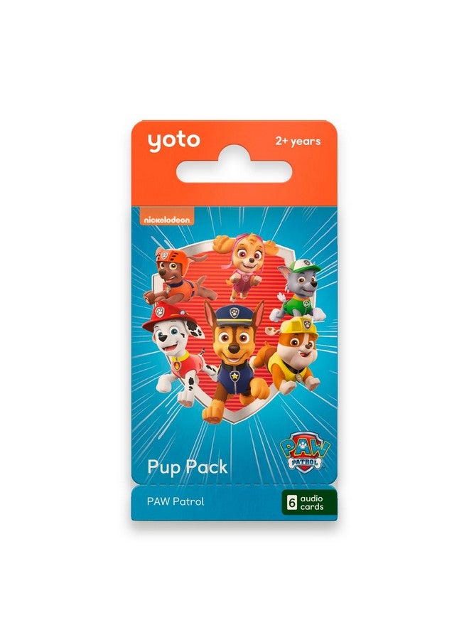 YOTO Yoto PAW Patrol: Pup Pack - 6 Kids Audio Cards for Use with Player & Mini All-in-1 Audio Device, Educational & Screen-Free Listening with Fun Stories for Playtime, Bedtime & Travel, Ages 2+ - Image 1