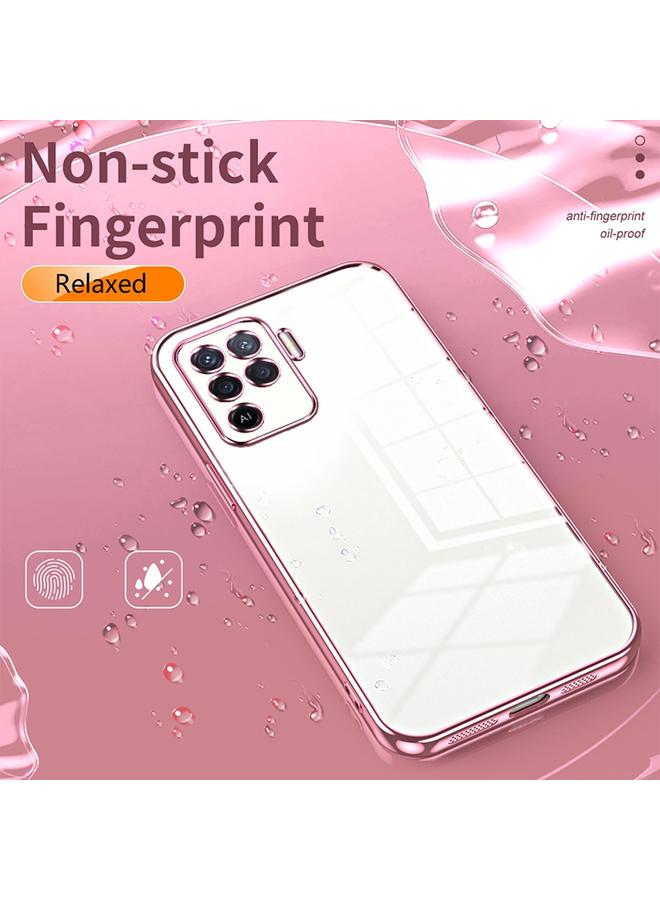 S-TOP Case For OPPO A94 4G Transparent Plating Fine Hole Phone Case - Image 4