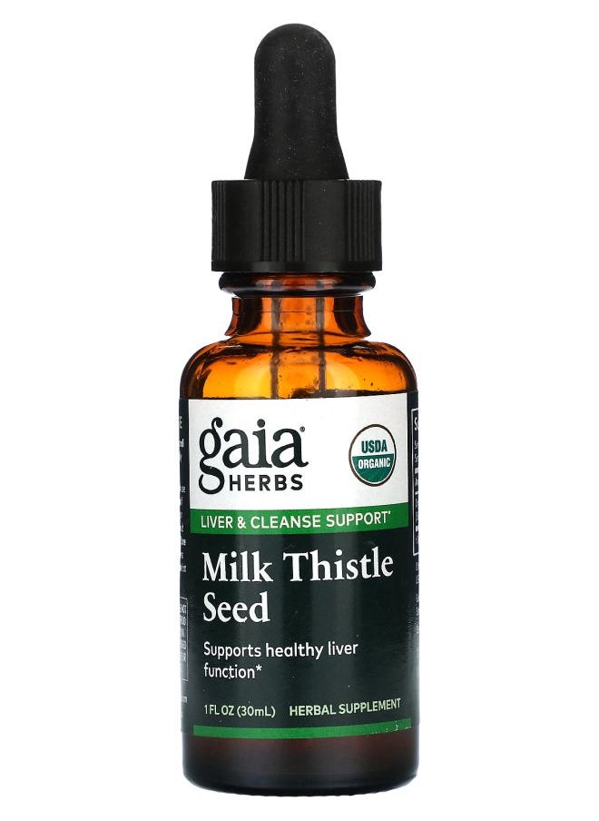Gaia Herbs Milk Thistle Seed 1 fl oz (30 ml) 