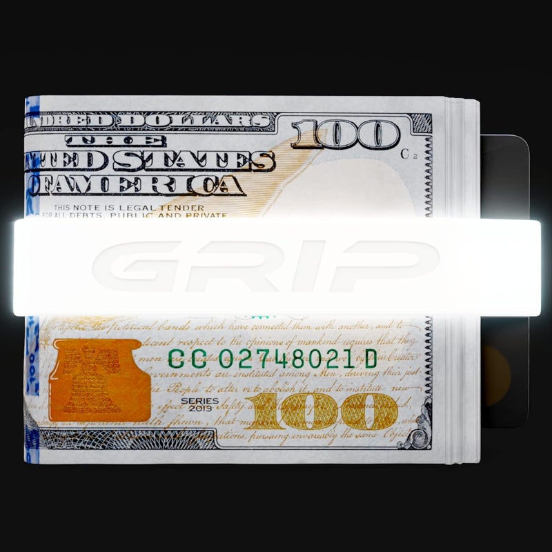 Grip Money Band - GLOW IN DARK - Premium Silicone Band for Cash & Cards - Slim & Durable Design - Image 3