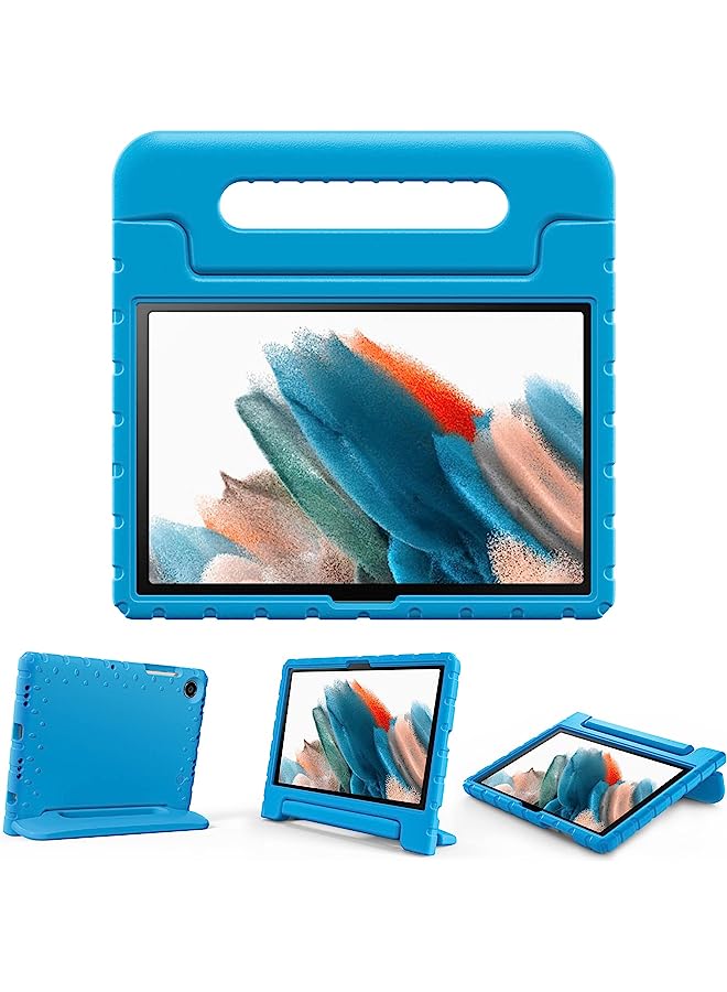 Procases Kids Case For Galaxy Tab A8 10.5” 2022 (Sm-X200/Sm-X205/Sm-X207), Shockproof Convertible Handle Stand Cover Lightweight Kids Friendly Protective Case For Galaxy Tab A8 10.5 Inch 2022 -Blue - Image 1