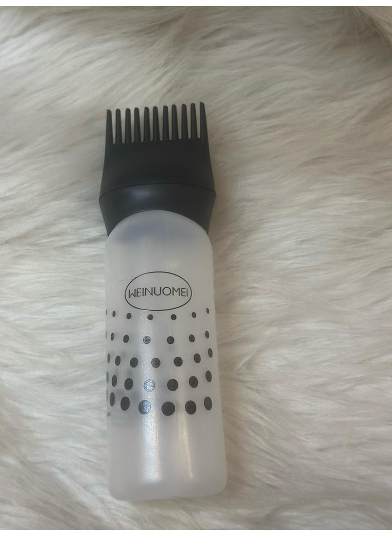 Generic maya accessories 200ml Custom Eco Friendly Plastic Salon Hair Comb and Brush Applicator Bottle for Oil Comb Applicator may vary color - Image 2
