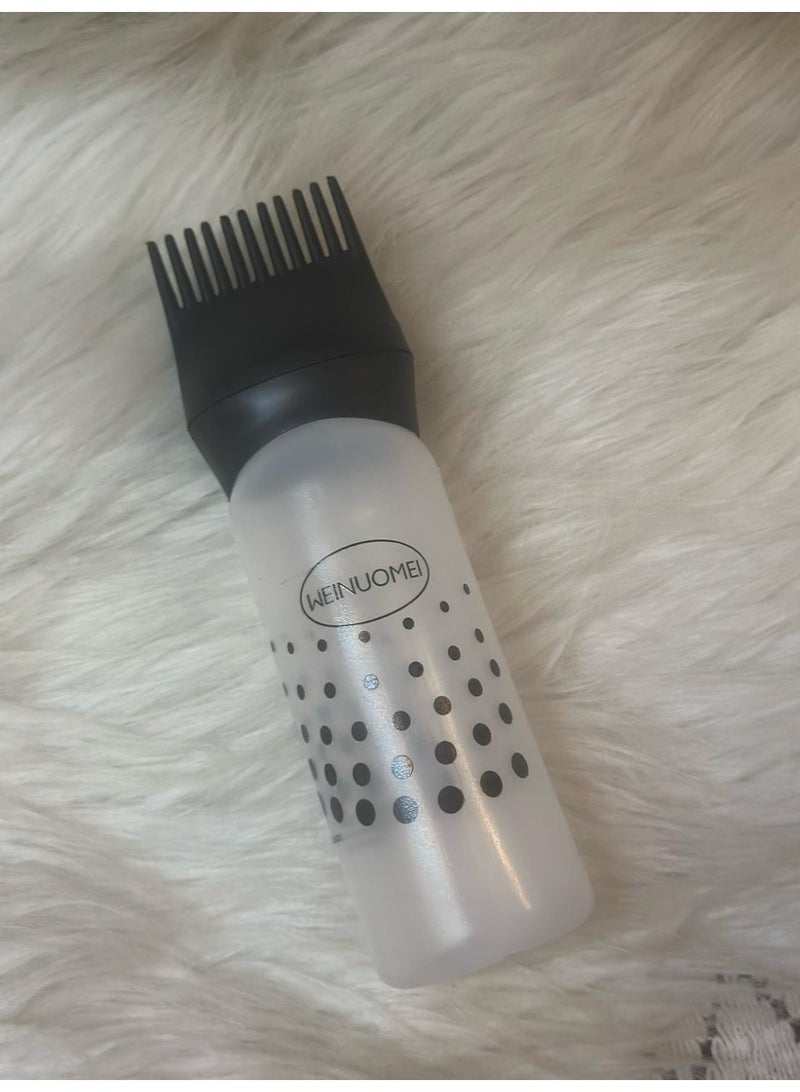 Generic maya accessories 200ml Custom Eco Friendly Plastic Salon Hair Comb and Brush Applicator Bottle for Oil Comb Applicator may vary color - Image 3