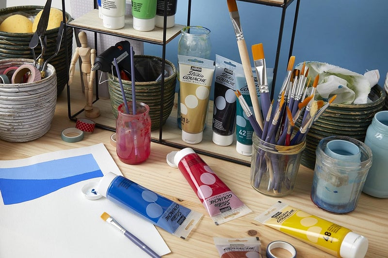 PEBEO Studio Gouache Primary Set - 5 Assorted 100ml Tubes - Image 5