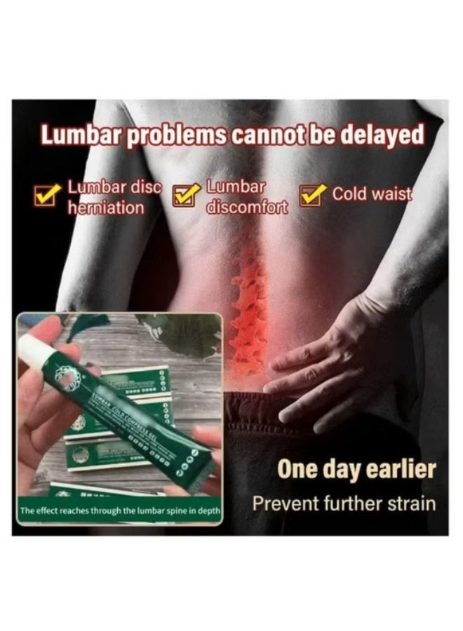 APDMP Lumbar Cold Compress Gel, Relieve Joint Pain, Cervical and Lumbar Disc, Knee Pain Relief, Natural Herbal Extract Joint Pain Relief Gel 20g - Image 5