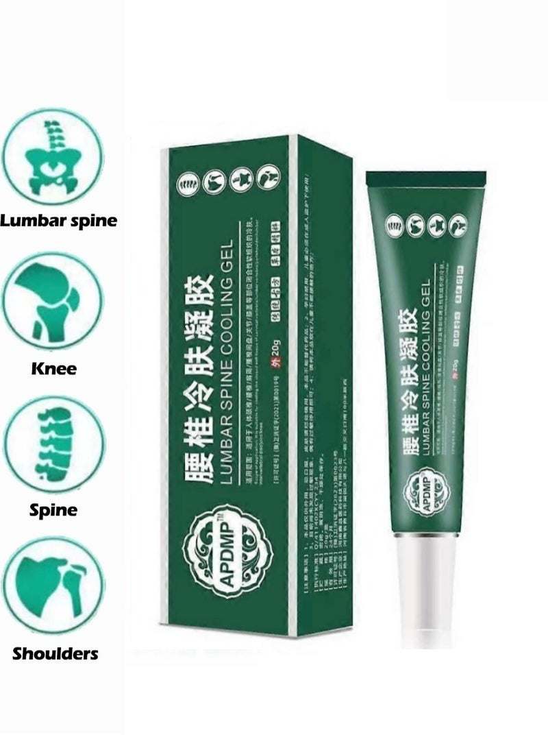 APDMP Lumbar Cold Compress Gel, Relieve Joint Pain, Cervical and Lumbar Disc, Knee Pain Relief, Natural Herbal Extract Joint Pain Relief Gel 20g - Image 1