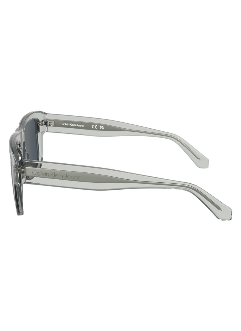Calvin Klein Jeans FULL RIM ACETATE ACETATE CALVIN KLEIN JEANS SUN CKJ24607S 5517 (012) CRYSTAL TO STRIPED BLUE  - Image 4
