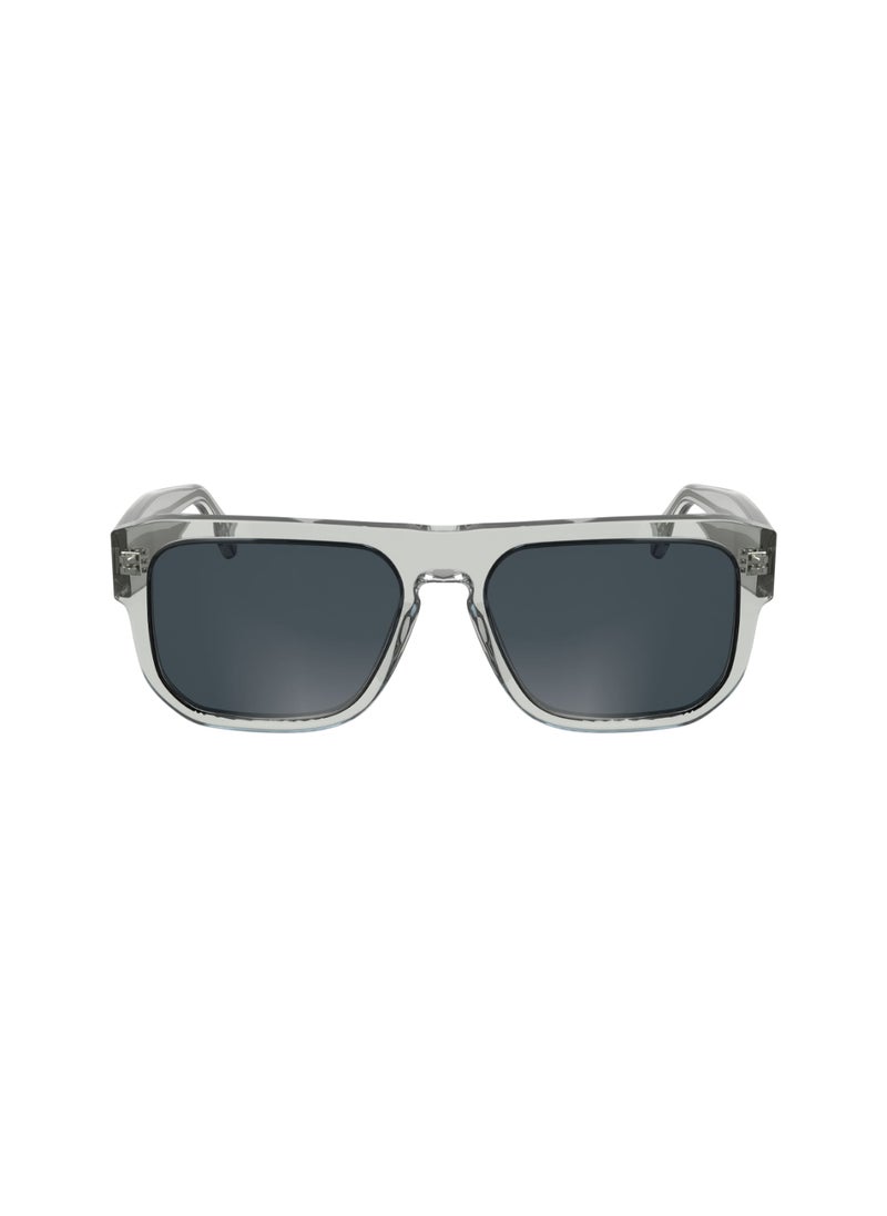 Calvin Klein Jeans FULL RIM ACETATE ACETATE CALVIN KLEIN JEANS SUN CKJ24607S 5517 (012) CRYSTAL TO STRIPED BLUE  - Image 2