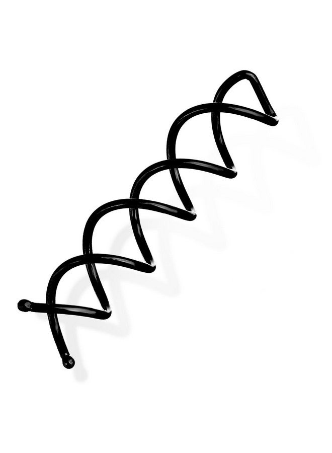 eBoot Spiral Hair Pin Spin Pin Spiral Hair Clip Spin Clip Bun Stick Pick For Diy Hair Style 20 Pack (Black)  - Image 3