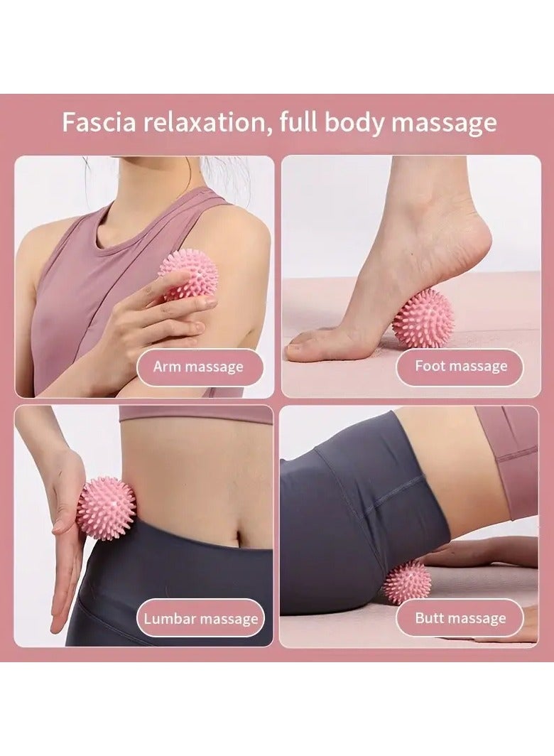 Goolsky كرة تدليك محمولة 1 قطعة، كرة تدليك محمولة متينة لتدليك الأنسجة العميقة للقدم للاسترخاء العضلي أداة فعالة لإطلاق اللفافة، عصا تدليك للرقبة والساق والظهر والجسم هدية محمولة في حقيبة كرة تدليك الجسم - Image 5