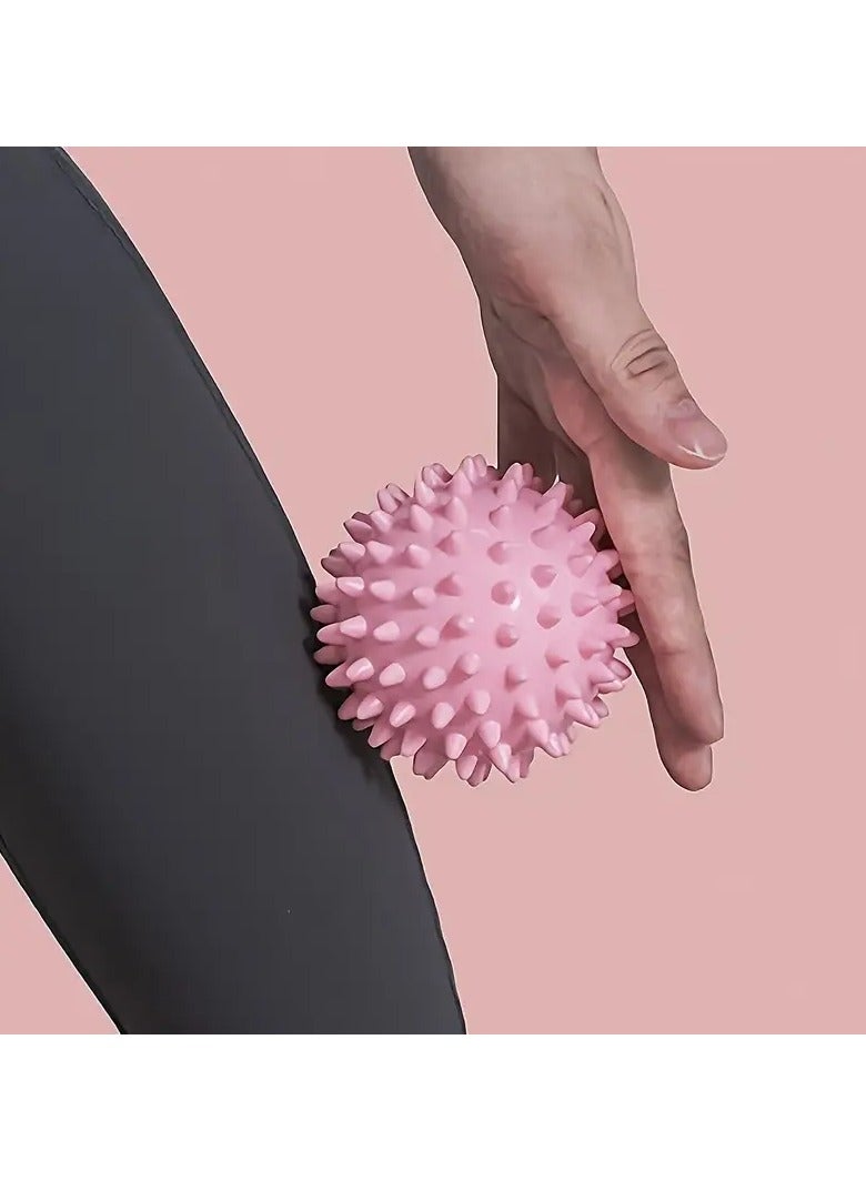 Goolsky كرة تدليك محمولة 1 قطعة، كرة تدليك محمولة متينة لتدليك الأنسجة العميقة للقدم للاسترخاء العضلي أداة فعالة لإطلاق اللفافة، عصا تدليك للرقبة والساق والظهر والجسم هدية محمولة في حقيبة كرة تدليك الجسم - Image 1