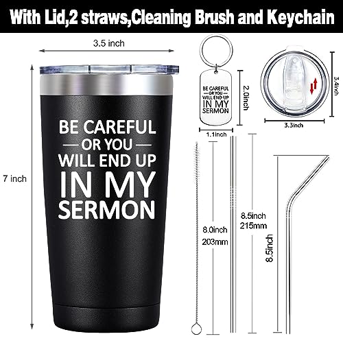 SpenMeta Pastor Appreciation Gifts for Men - Fathers Day, Christmas, Birthday Gifts Ideas for Pastor - 20 Oz Tumbler Cup - Image 2