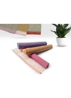H2H H2H House2Home Door Mat, 100% Cotton Material, 3 Pc. Combo Offer, Mixed Design | Best Used as Door Mat, Bath Math, Bedside Rug or Gift | 40cm X 60cm – Multi 1 (Binding)  - Image 2