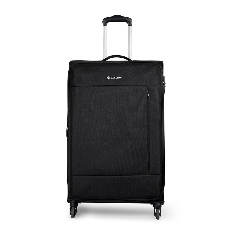 Carlton Elante 4 Wheel Soft Trolley, 67 cm, Black