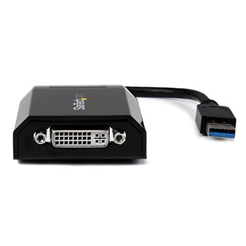 StarTech.com USB 3.0 to DVI / VGA Adapter - 2048x1152 - External Video & Graphics Card - Dual Monitor Display Adapter Cable - Supports Mac & Windows (USB32DVIPRO) - Image 3