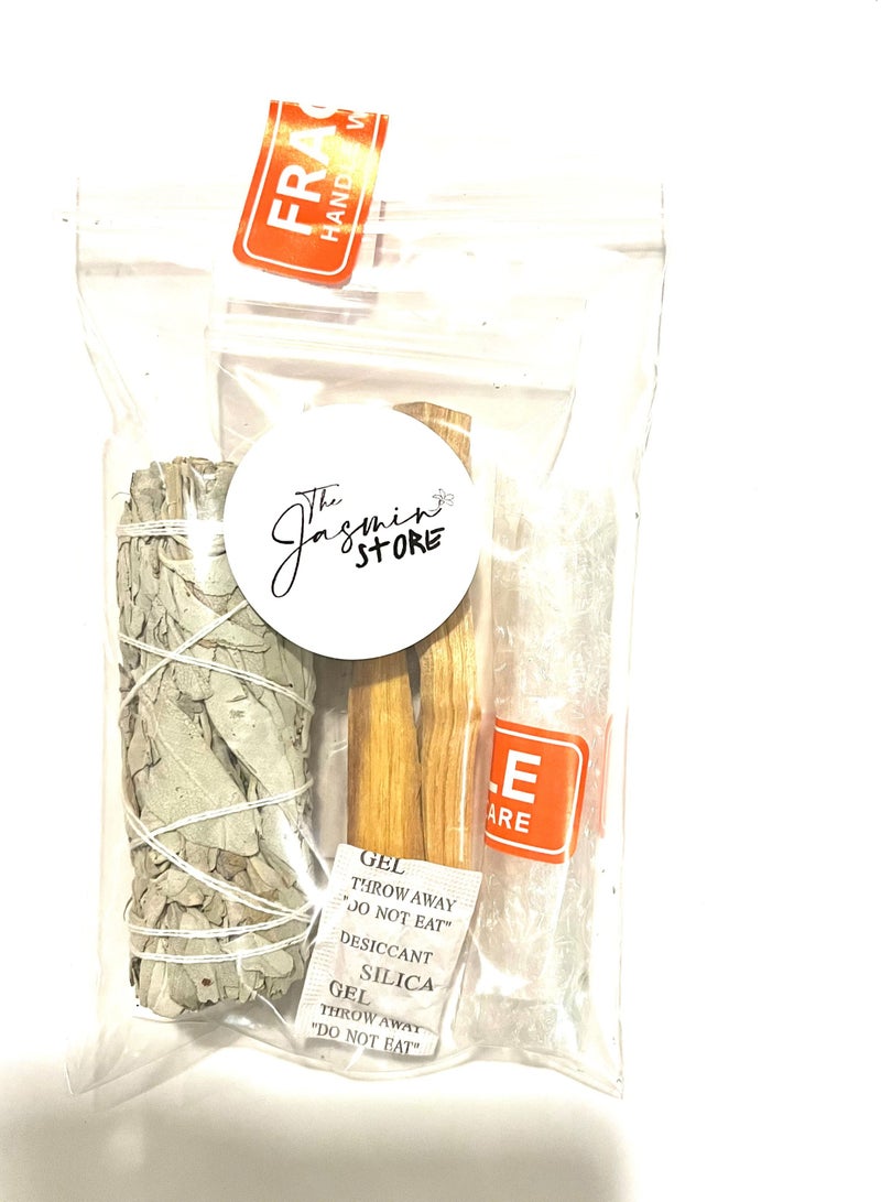 The Jasmin Store عصا المريمية البيضاء والبالو سانتو والسيلينيت  - Image 3