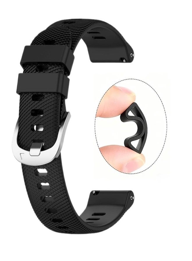 Watch Band Keepers Silicone Watch Strap Retainer Holder Loop Replacement Parts Watchband Fastener for Smart Sport Watchers Clasp Ring Accessories (8pcs) - Image 5