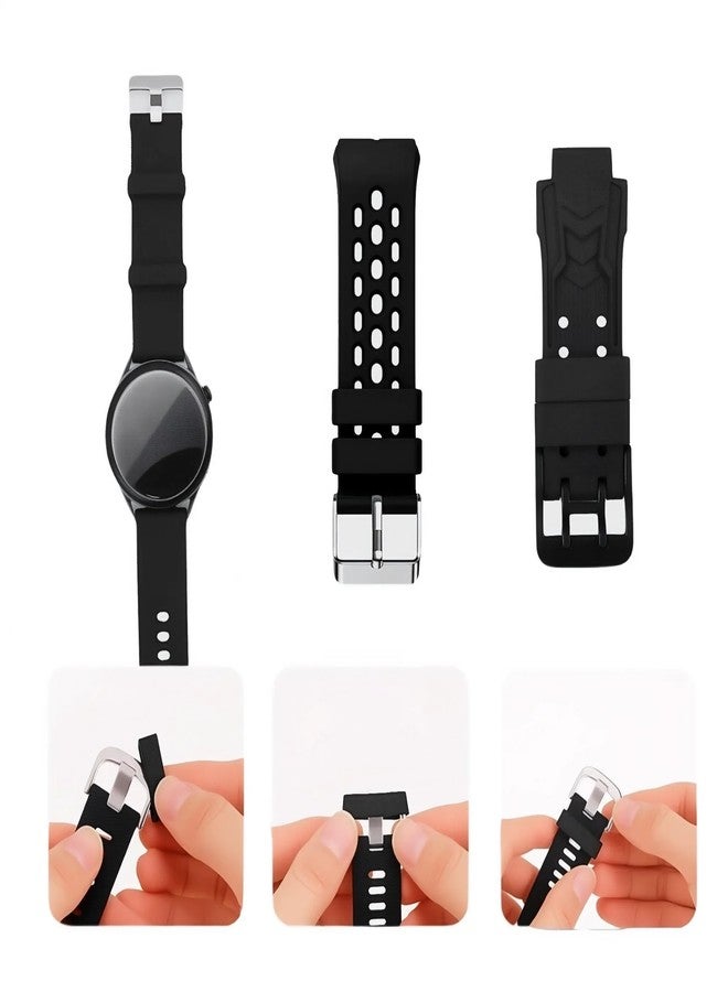Watch Band Keepers Silicone Watch Strap Retainer Holder Loop Replacement Parts Watchband Fastener for Smart Sport Watchers Clasp Ring Accessories (8pcs) - Image 3