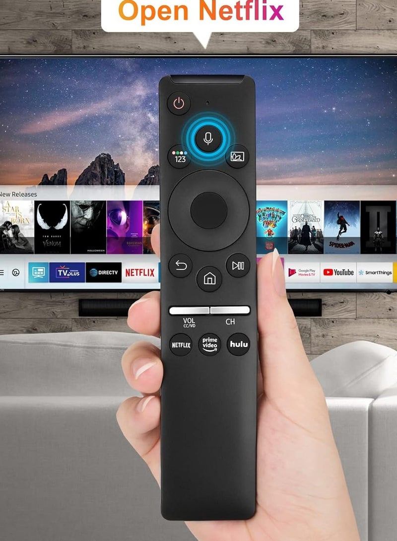 ELTRAZONE Replacement Remote Control for Samsung TV, Compatible with All Samsung TVs with Voice Function and Smart Curved Frame, QLED, LCD, 8K, 4K - With Battery - Image 4