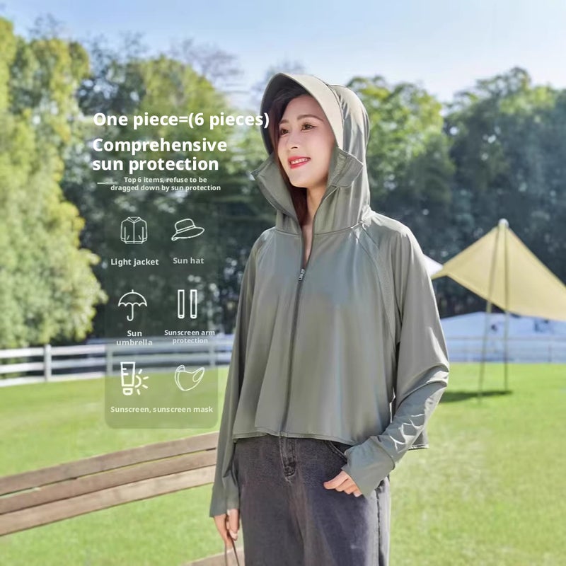 Women's UPF50+ UV Protection Sun Jacket Breathable Lightweight - Image 2