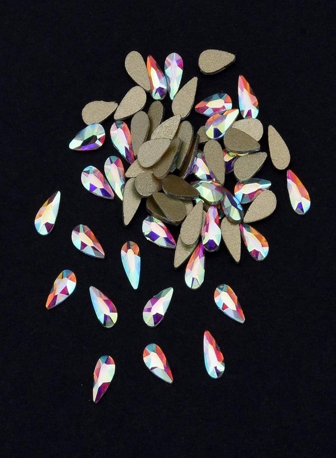 Tisslan 100pcs Drop Shape 3d Nail Design Flatback Ab Rhinestones for Nail art Dekor 3 Size Mix - Image 3