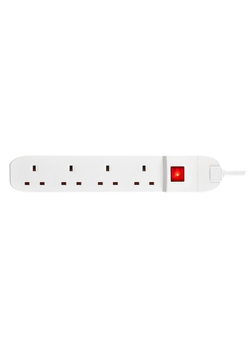 MASTERPLUG 4 Socket 5 Meter Extension Lead With Safety Overload Protection  - Image 2