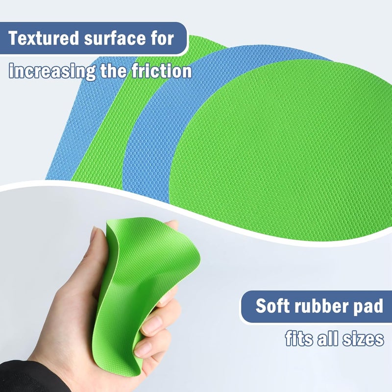 Aixoom Rubber Jar Opener Pads Set of 4, Round Heat-insulated Non-Slip Gripper Pads for Jars, Kitchen Tool for Easy Opening (Circle and Square) - Image 4