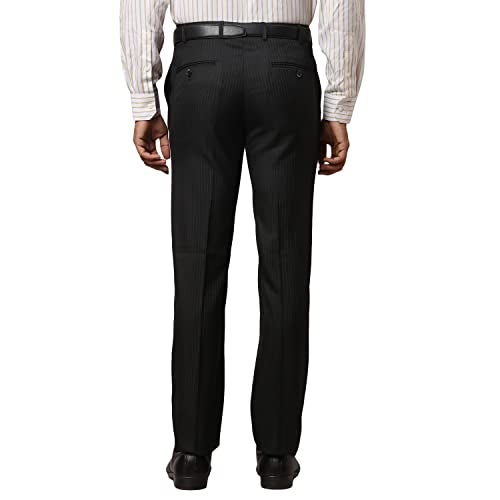 Raymond Black Trouser (Size: 30)-RMTS02975-K6 - Image 4