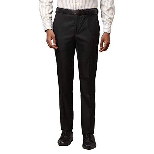 Raymond Black Trouser (Size: 30)-RMTS02975-K6 - Image 1