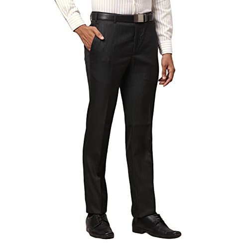 Raymond Black Trouser (Size: 30)-RMTS02975-K6 - Image 2