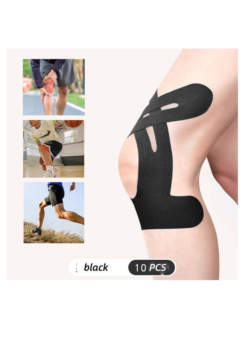 ARNOTEC - Sports knee muscle bandage | Professional sports tape pre-cut design | Suitable for running, basketball, weightlifting, rehabilitation training | Flexible and thin without affecting sports performance, providing joint and muscle support - Image 1