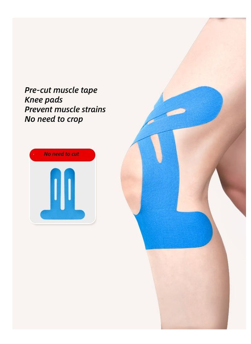 ARNOTEC - Sports knee muscle bandage | Professional sports tape pre-cut design | Suitable for running, basketball, weightlifting, rehabilitation training | Flexible and thin without affecting sports performance, providing joint and muscle support - Image 1
