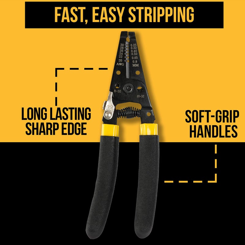 InstallerParts Professional Network Tool Kit 15 In 1 - RJ45 Crimper Tool Cat 5 Cat6 Cable Tester, Gauge Wire Stripper Cutting Twisting Tool, Ethernet Punch Down Tool, Screwdriver, Knife - Image 4