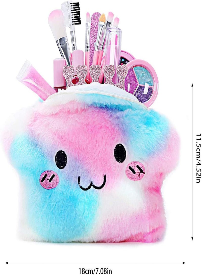 GGOOT Kids Makeup For Girl,Pretend Makeup Kit | Washable Pretend Makeup For Toddlers, Portable Fake Makeup For Little Girls Birthday Gift - Image 4