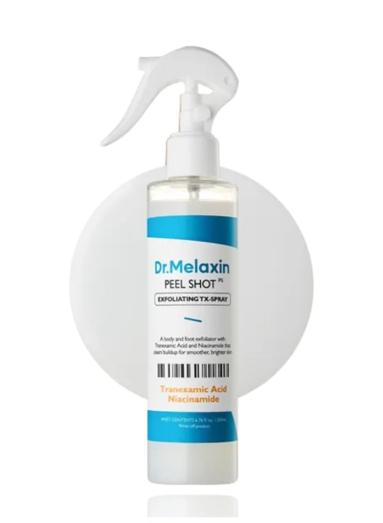دكتور ميلاكسين د. ميلاكسين Peel Shot Exfoliating TX Spray - بخاخ مقشر ومفتح للوجه للبشرة الباهتة وتفاوت اللون وتنعيم الملمس - Image 1