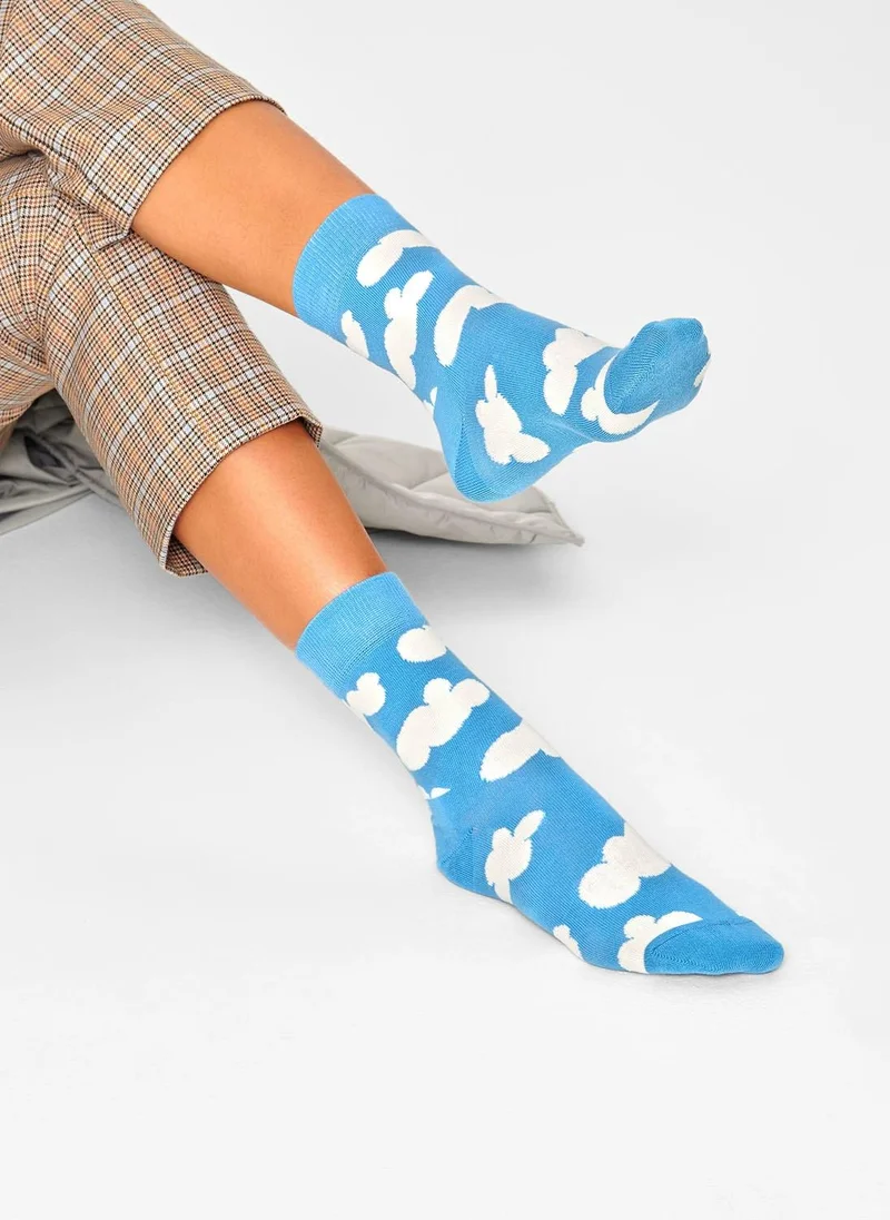 Happy Socks CLOUDY HALF CREW SOCK