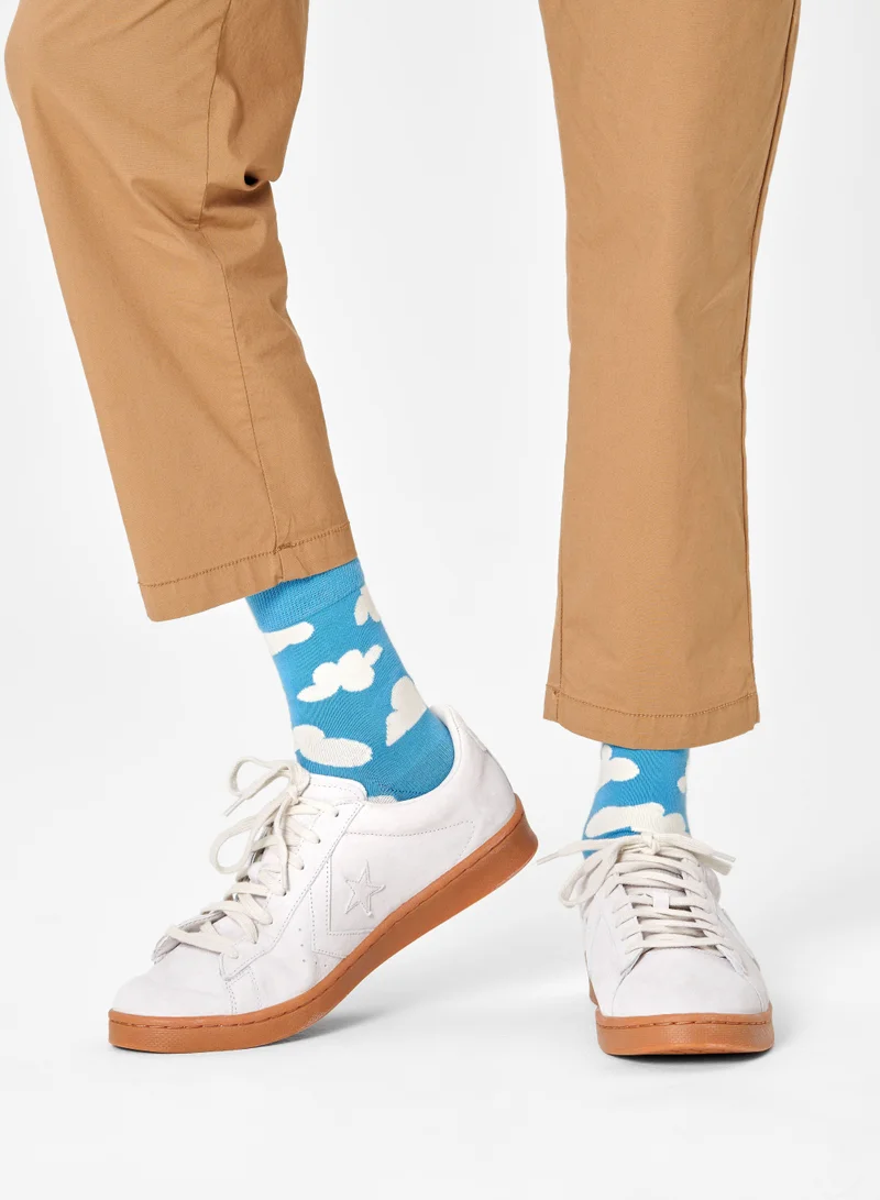 Happy Socks CLOUDY HALF CREW SOCK