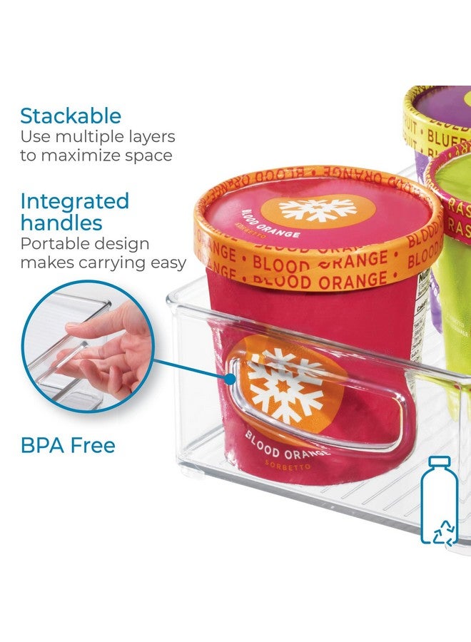 InterDesign iDesign 4-Piece Plastic Bin Set for Pantry and Cabinet Organization- Various Sizes, Clear Recycled Plastic - Image 5