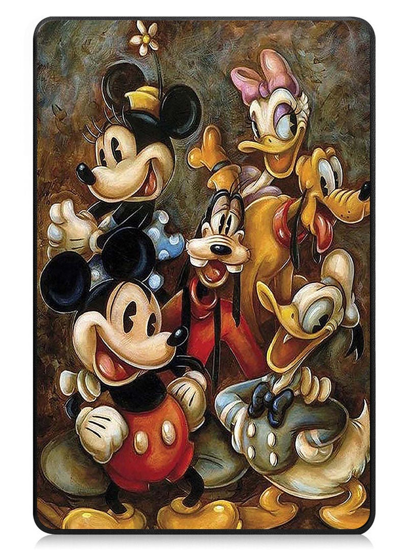 Theodor Protective Flip Case For Apple iPad Pro 11 (2024) With Trifold Stand Auto Wake Sleep Shockproof Cover Mickey FAmily - Image 1