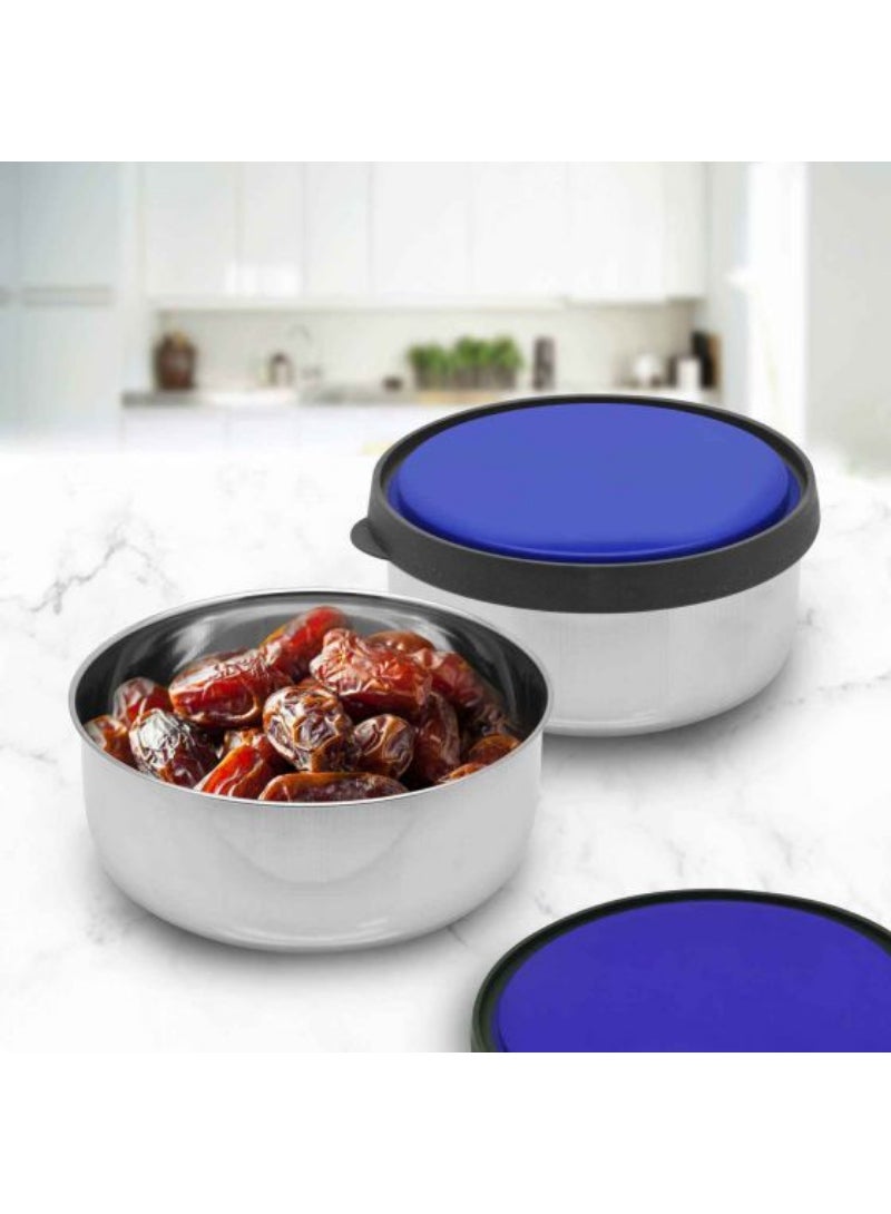 Top Pick Steel Air Tight Storage Bowl W/ Lid -12Cm 