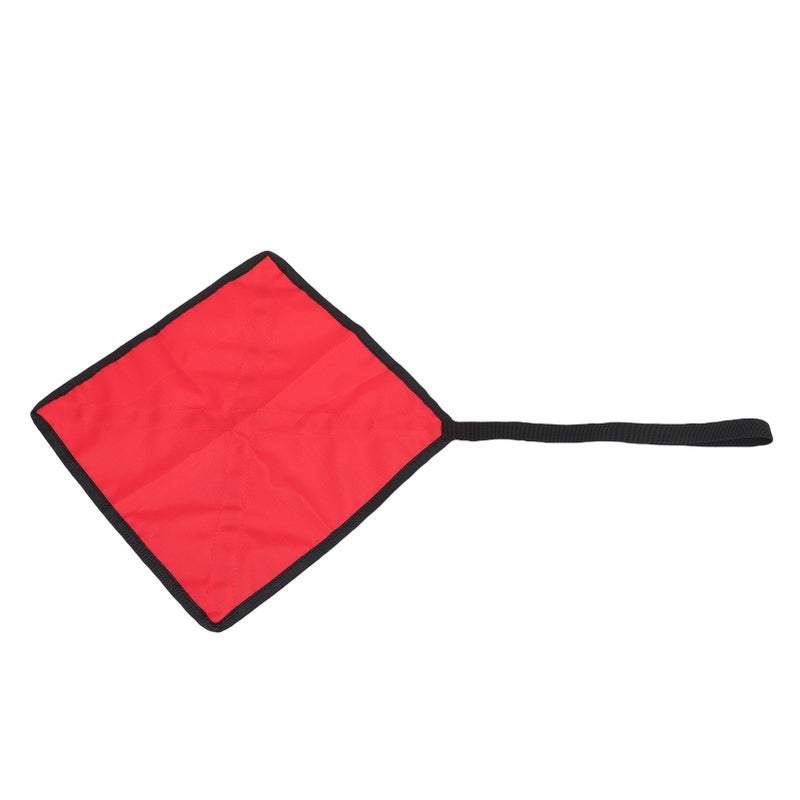 2PCS Kayak Safety Flag 30x30cm High Visibility Reflective Red Flag for Trucks Boats Canoes - Image 4