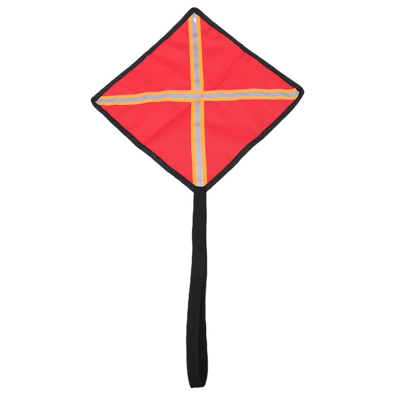 2PCS Kayak Safety Flag 30x30cm High Visibility Reflective Red Flag for Trucks Boats Canoes - Image 5