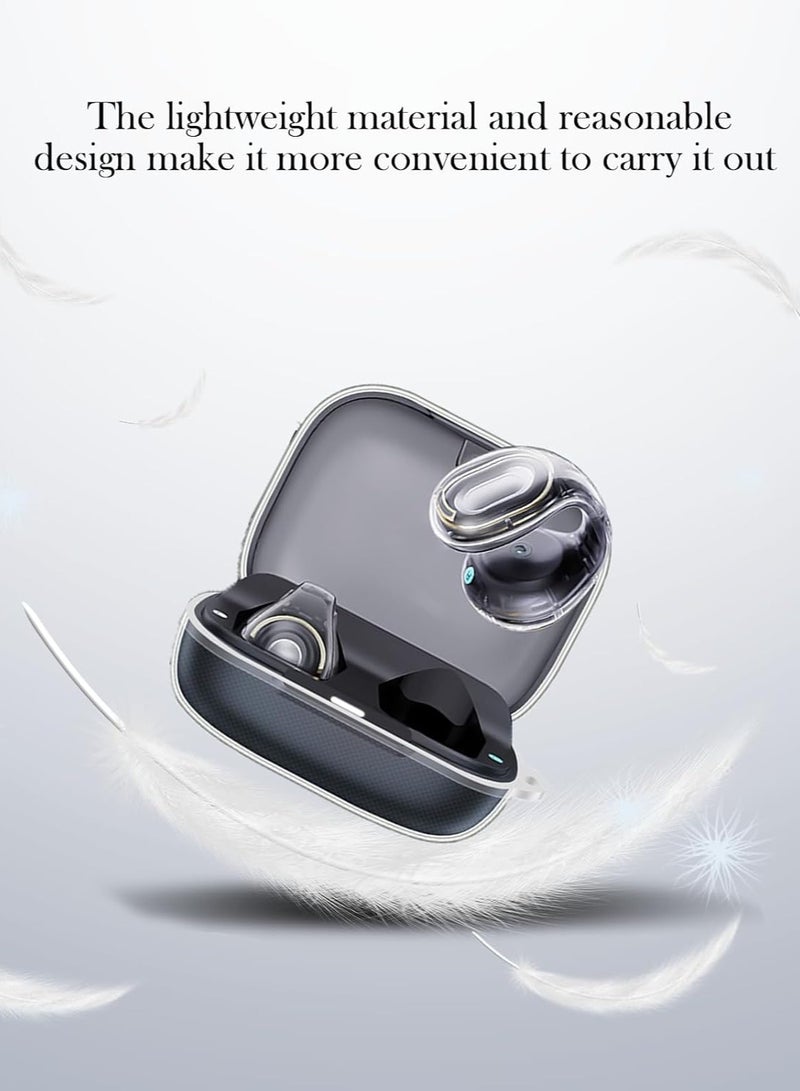 Silicone Case for Anker Soundcore C30i, Protective Cover with Carabiner and Cleaning Pen-Clear - Image 4