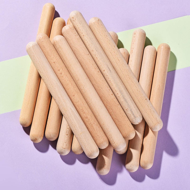 MGTECH عصي لومي الموسيقية للأطفال، مجموعة 16 عصا مع حقيبة حمل، 8 بوصة - Image 4