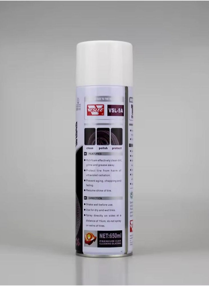 VESLEE Car Tire Foam Cleaner 650 ML  - Image 4